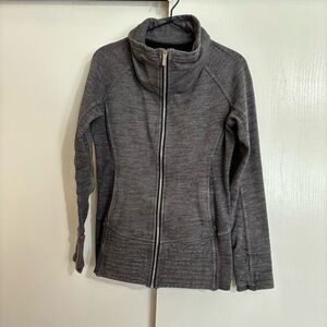 Lululemon Radiant Jacket Heathered Gray Full Zip | Size 6